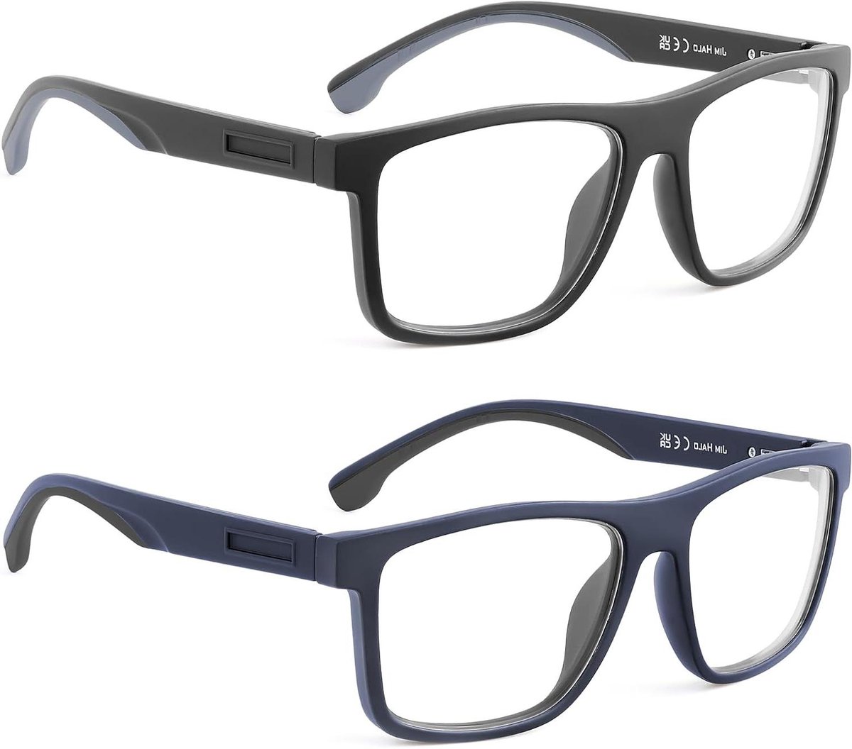 Blauw licht blokkerende bril - Computerbril anti-vermoeidheid - Digitaal scherm gebruik - Vierkante sport stijl - UV-verblindingsbescherming - Blauw