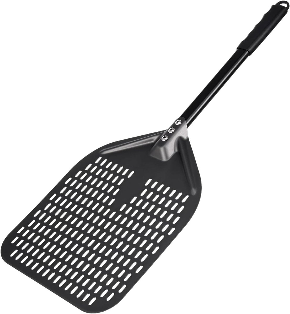 Pizzaschep - Pizza draaier - Pizza bakken - Anti-aanbak laag - 30x72.5 cm - Aluminium