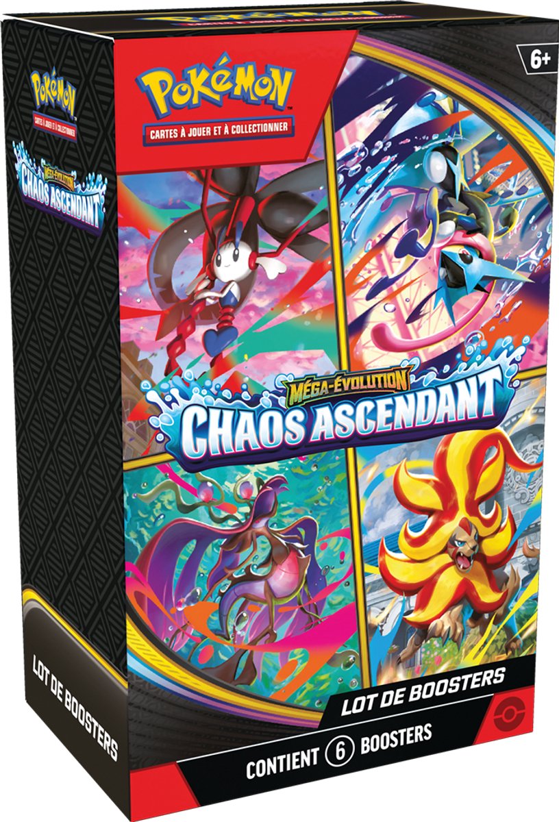 Franse Pokémon - ME 04 Chaos Ascendant Bundle 6 boosters - FR - Frans - Franstalig - Chaos Rising