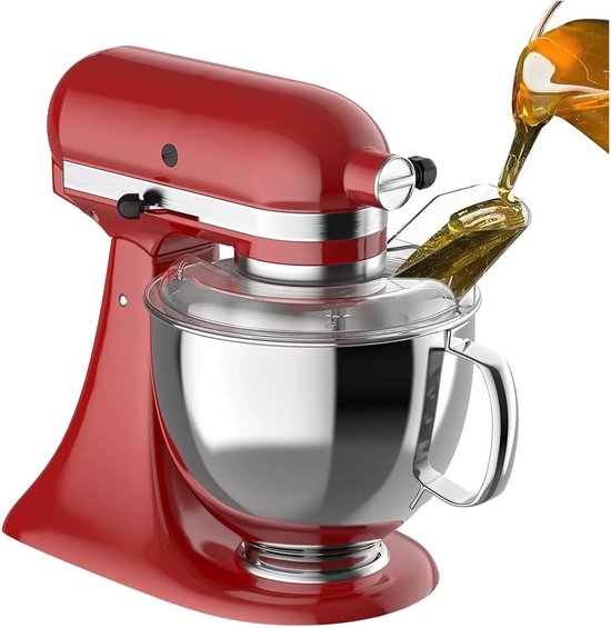 Mixer Spatbescherming - Mixer Deksel - Beslag Vangen - Secure Fit - 10x10x10 cm - Transparant — afbeelding 5