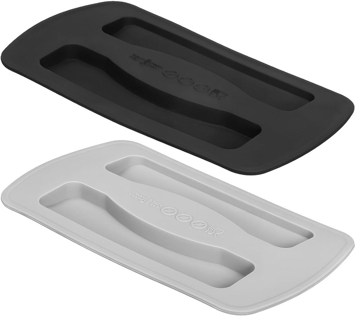 Broodrooster Stofhoezen Beschermhoezen Broodbakmachine Keuken Apparaten Schoonhouden Hittebestendig Siliconen 17.7 x 10.2 cm Zwart Grijs