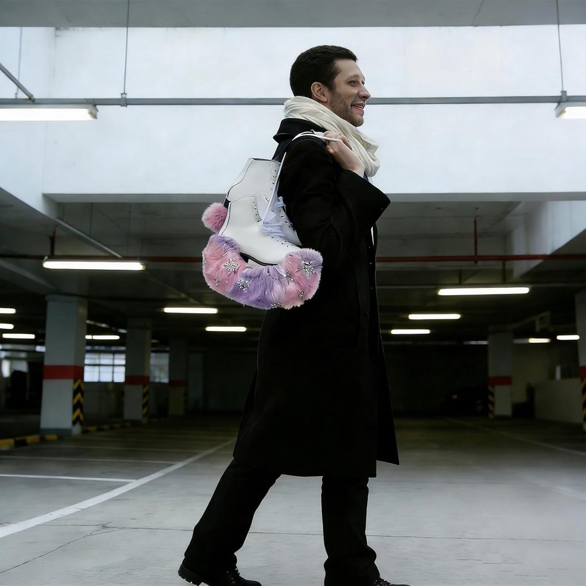 Schaatsbeschermers - Schaats Covers - Schaats Beschermen - Vochtafvoerend Flanel - 1 Paar - Roze Paars