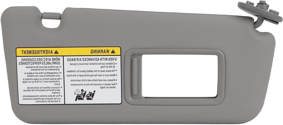 Zijzonneklep Links met Make-up Spiegel Vervanging voor RAV4 2004-2005 - Auto Accessoire, Zonnebescherming, Interieuronderdeel