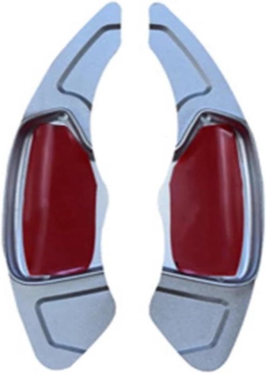 Stuurwiel Shifter Paddles - Verlengstukken Decoratie - Sportief Rijden - Aluminiumlegering Constructie - 2 Stuks - Zilver — afbeelding 2