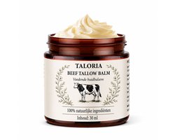 Taloria® Whipped Beef Tallow Huidbalsem - 100% Natuurlijk & Grasgevoerd - 30ml
