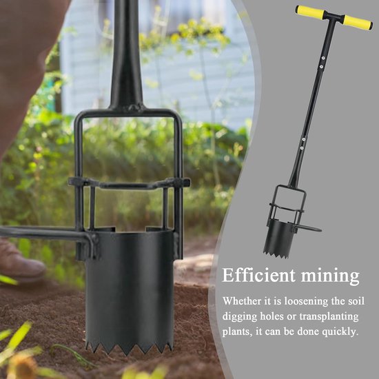 Bloembollenplanter - Tuinplanter - Gazon Verzorging - Gekartelde Rand - 44 x 21.8 cm - Meerkleurig — afbeelding 5