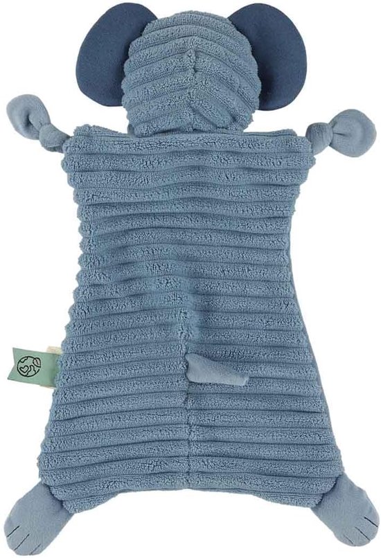 Knuffel met speen - Olifant knuffel - Baby comfort - Met speenclip - 35 cm - Zwart — afbeelding 4