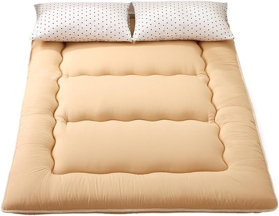 Opvouwbaar Matras - Futon Vloermat - Comfortabel Slapen - Draagbaar en Lichtgewicht - 200x220 cm - Fuchsia — afbeelding 4