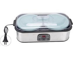 Yogurt Maker - Yoghurt Apparaat - Zelf Yoghurt Maken - Constante Temperatuur - 2 Liter Capaciteit - Zilverkleurig