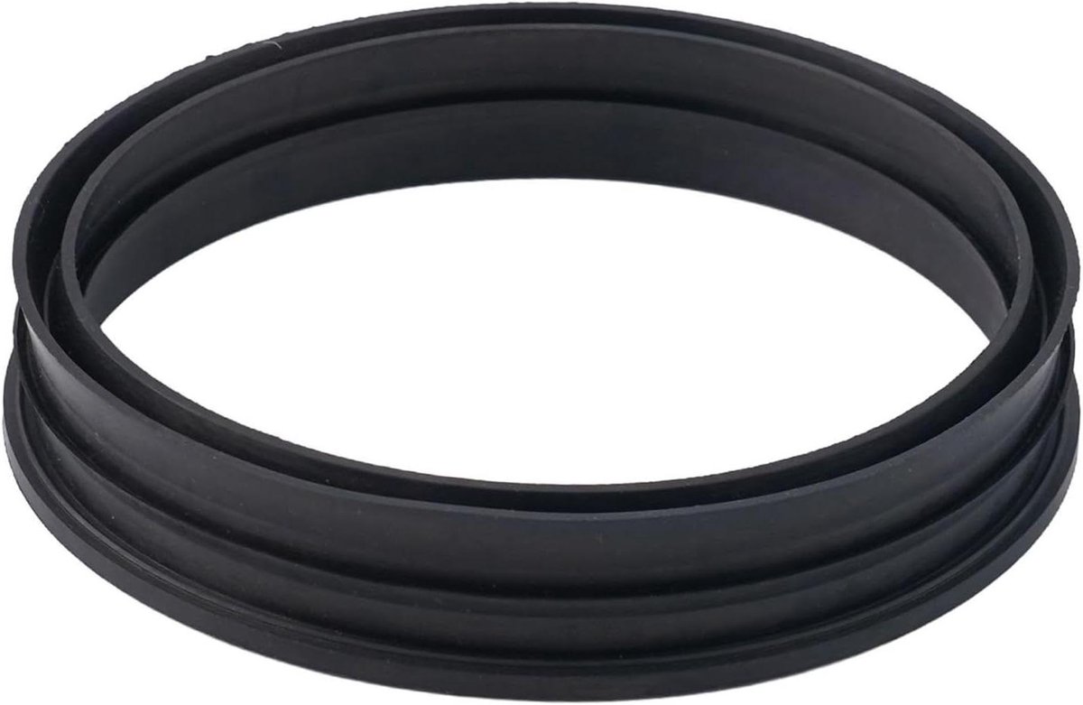 Brandstoftankafdichting - Rubberen Pakking - Brandstofsysteem Reparatie - Directe Vervanging - 12x12x2 cm - Zwart