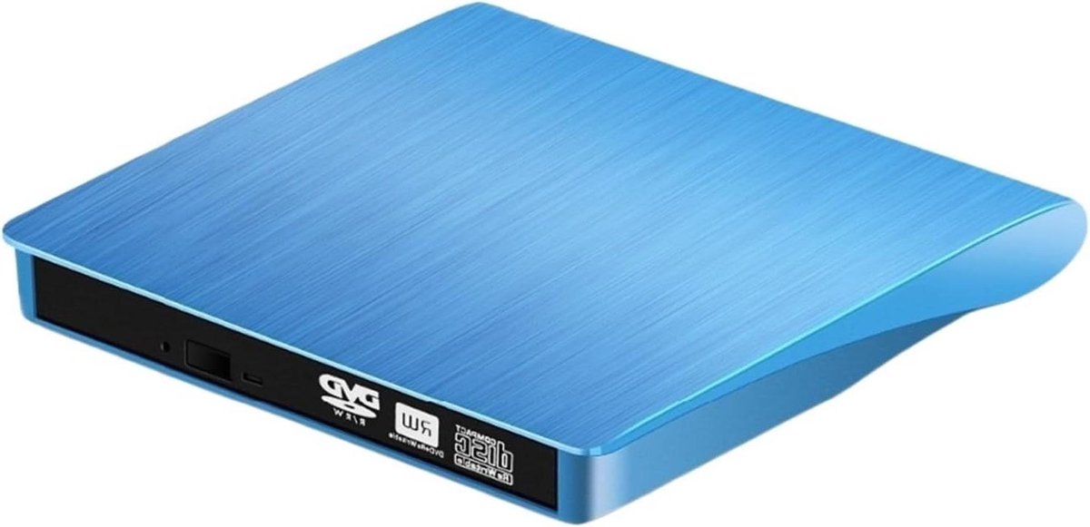 Extern Optisch Station - Dvd-brander Laptop - Bestanden Archiveren - USB 3.0 Snelheid - 2MP Cache - Blauw
