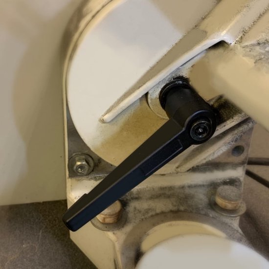 Set van 4 Verstelbare Klemhendels van Koolstofstaal, M8-16 mm, Voor Machine Grips en Klemtoepassingen, Zwart, 16 mm — afbeelding 3
