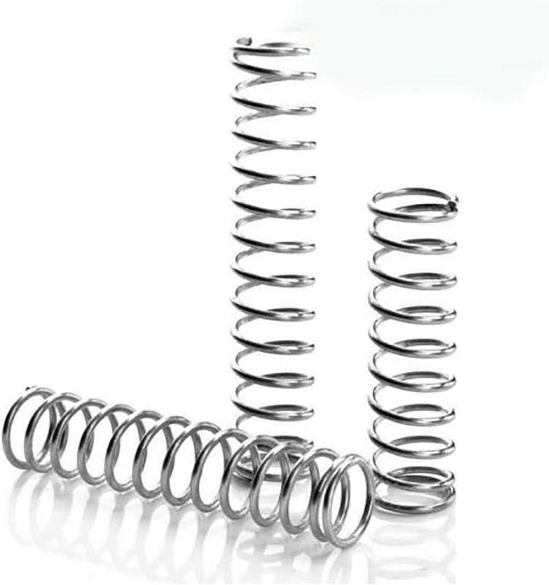 Drukveren Set - Compressieveren - Reparatie en Onderhoud - Hoogwaardig Verenstaal - 10 Stuks - Metaal