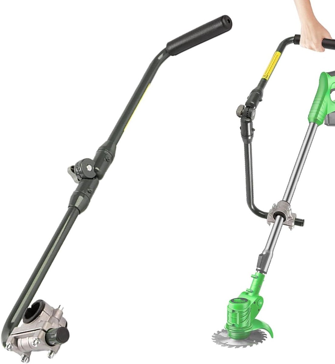 Hulpgreep Grasmaaier - Snijgreep Trimmer - Gazon Onderhoud - Ergonomisch Ontwerp - 63 cm Lengte - Zwart