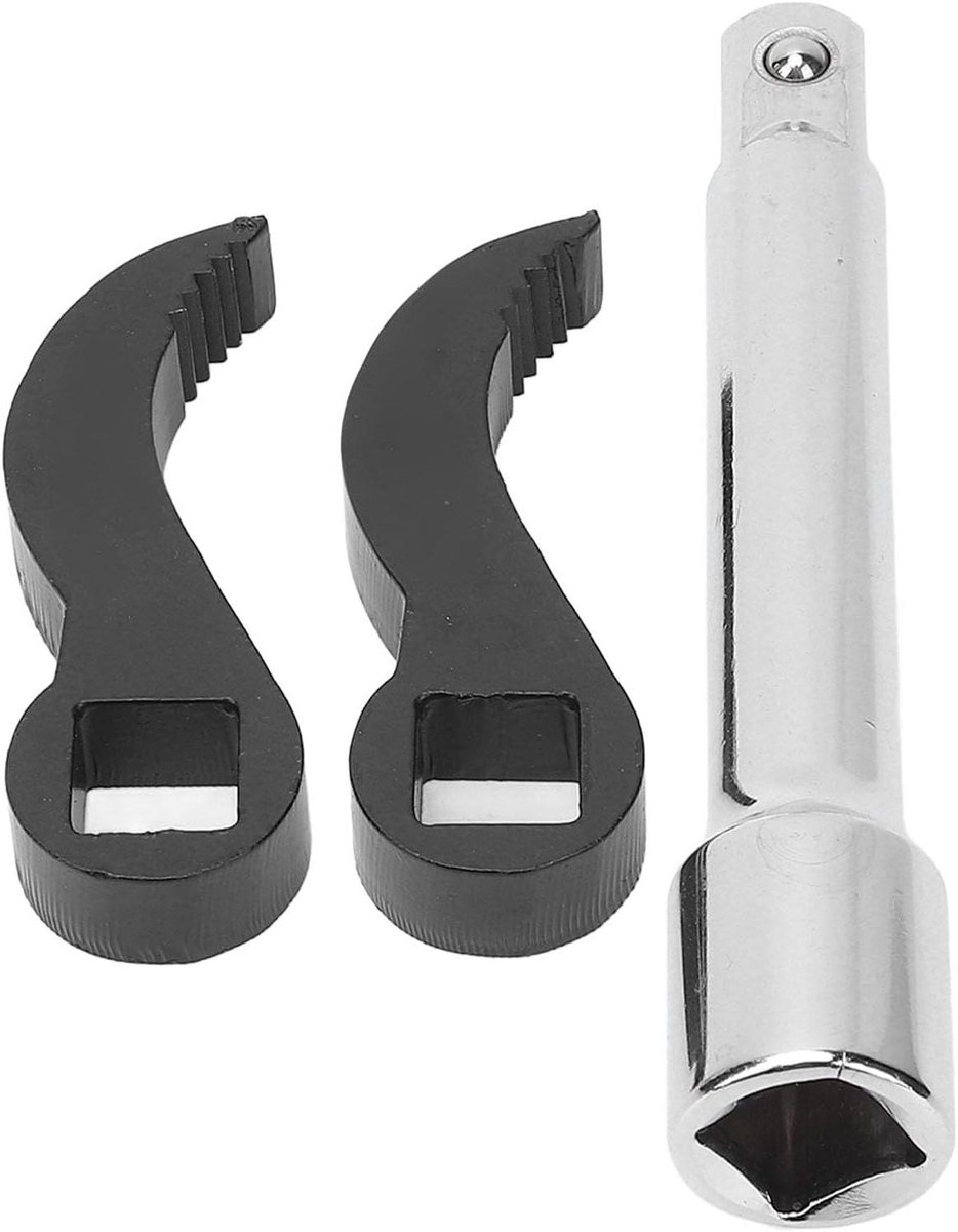 Wringijzer Adapter Set - Verlengstuk Gereedschap - Auto Reparatie - 3 Delige Kit - 1/2 Inch Drive - Metaal