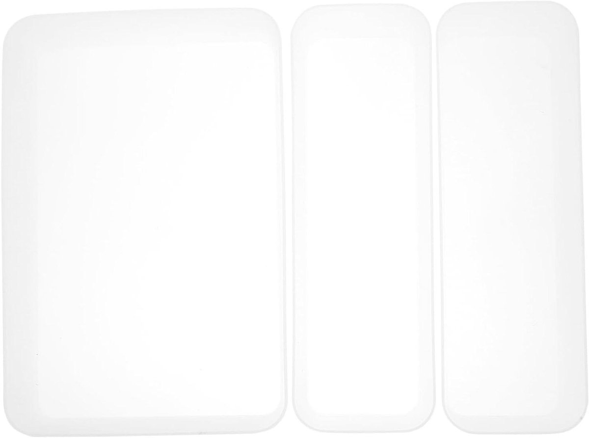 Lade Organizers - Opbergbakken Set - Bureau Ordenen - Stapelbaar Ontwerp - 5 Delig - Wit