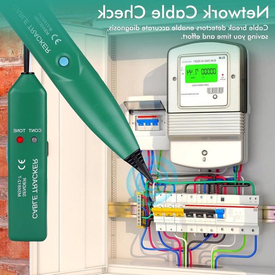 Multifunctionele kabeltracker voor het opsporen van kabelbreuken, ideaal voor robotmaaiers en telefoonlijnen, kabeltester en kabelzoeker — afbeelding 2