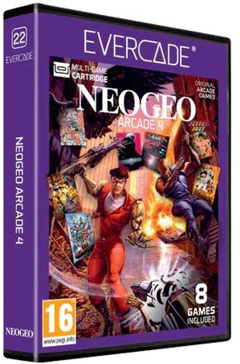 Evercade NEOGEO Arcade Collection 4 - 8 games