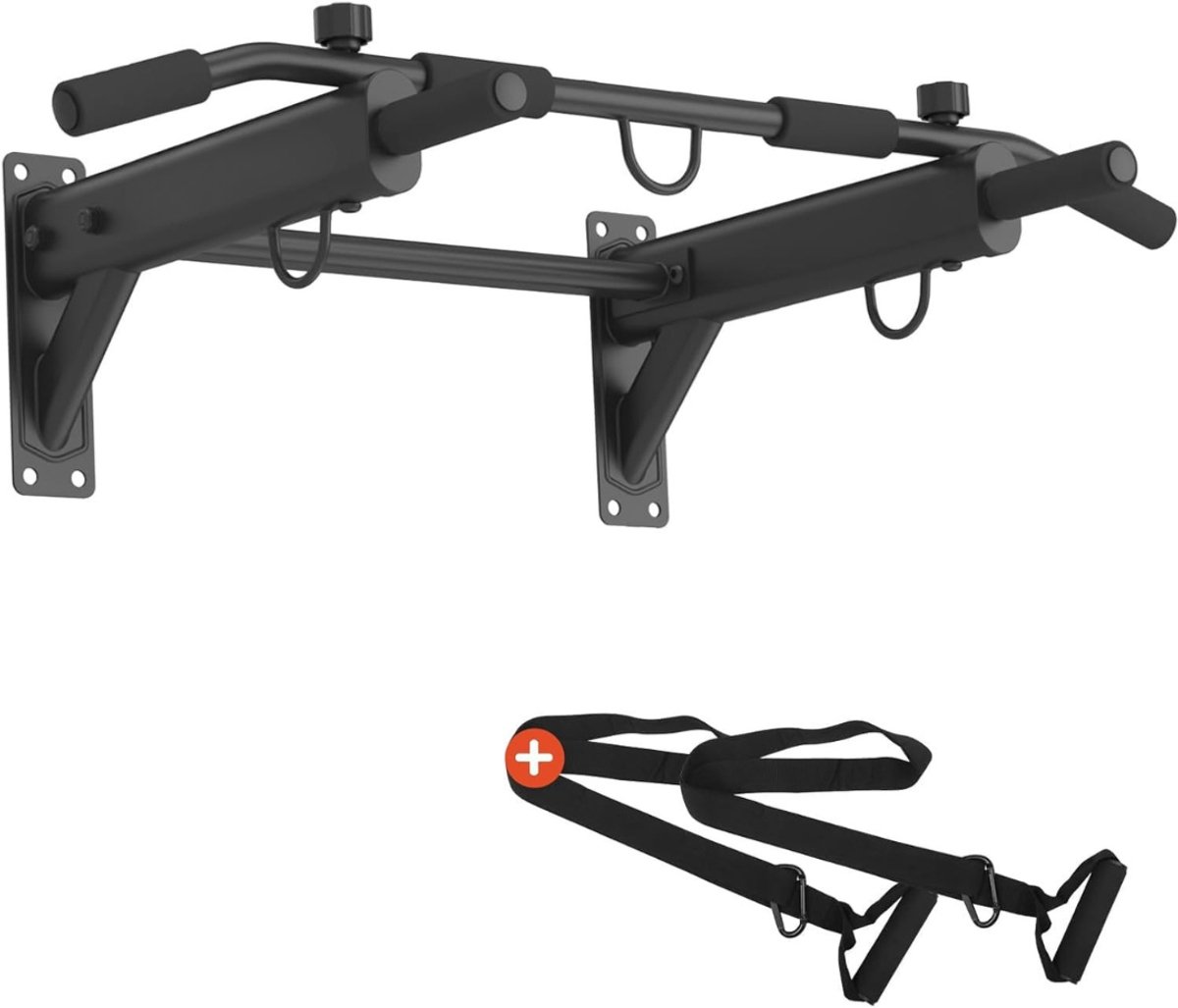 YOR® Pull Up Bar - Wasstrips - Pull Up Station -Zwart - 100cm x 100cm x 27cm