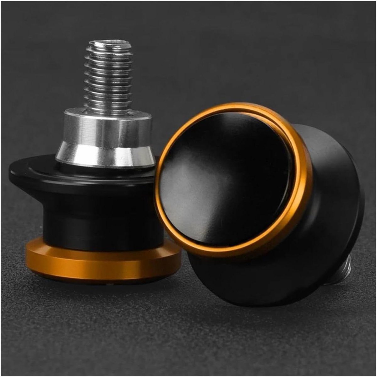 Motorfiets Bobbins - Swingarm Schroeven - Motor Onderhoud - CNC Aluminium - 6MM - Oranje