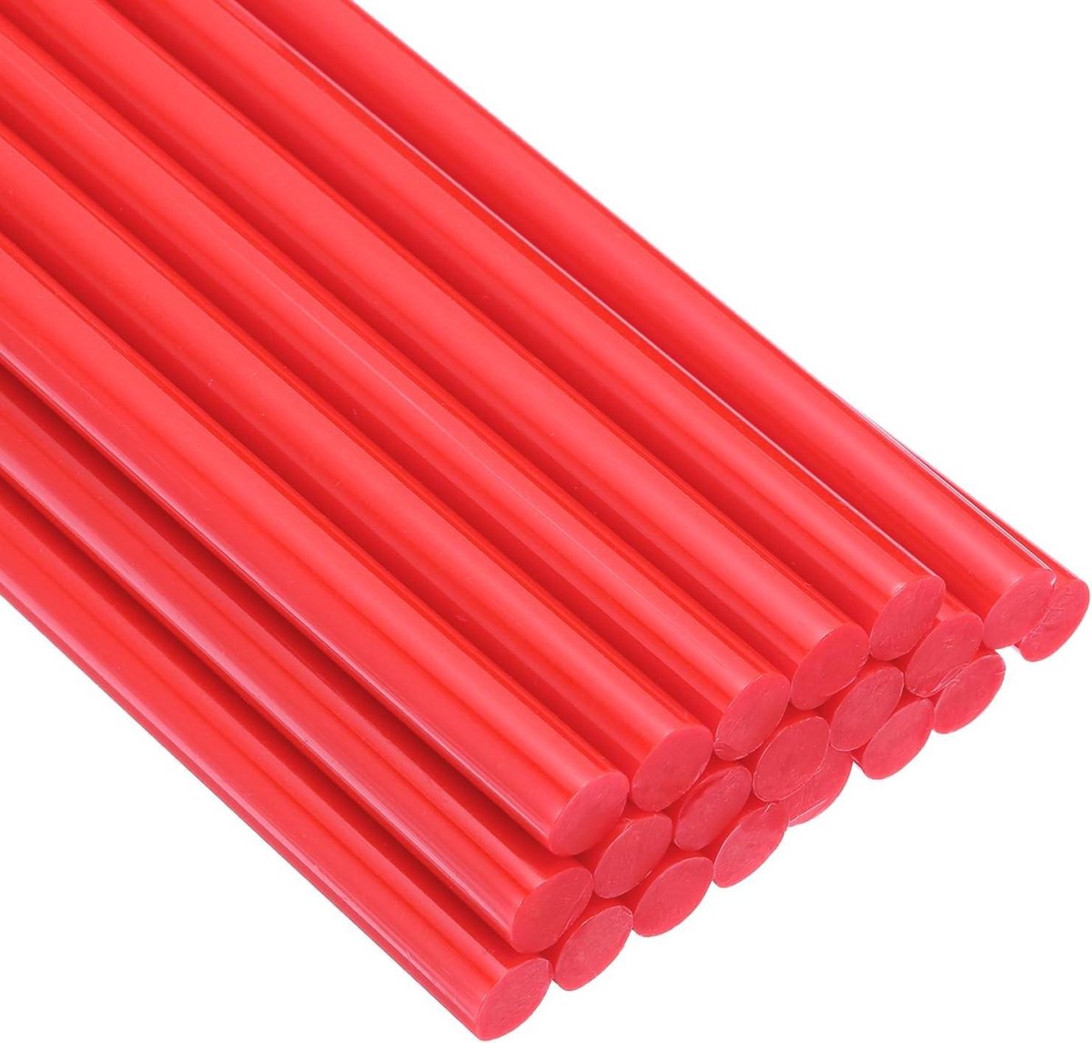 Lijmstiften set - Hete lijm - Knutselen en repareren - EVA materiaal - 200 mm x 11 mm - Roze rood