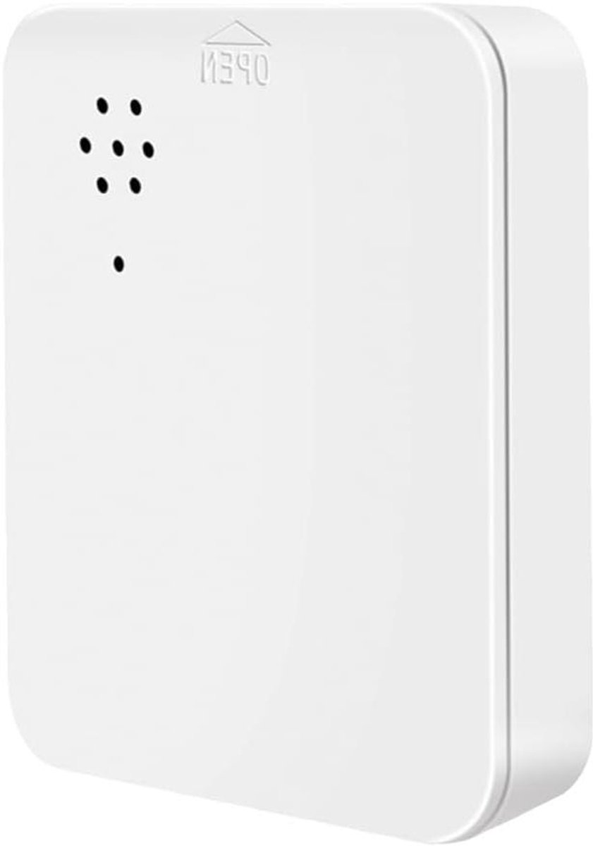 Waterlekmelder - Lekdetector Alarm - Schade Voorkomen - Hoge Gevoeligheid - 9 x 7 x 3 cm - Wit
