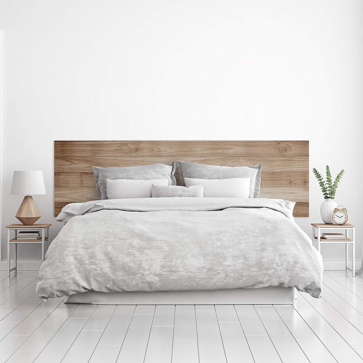 Hoofdbord voor bed - Decoratief paneel - Slaapkamer decoreren - Lichtgewicht PVC - 100x100