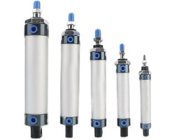 Luchtcilinder - Pneumatische cilinder - Industriële automatisering - Dubbelwerkend - 20mm Boring 125mm Slag - Metaal