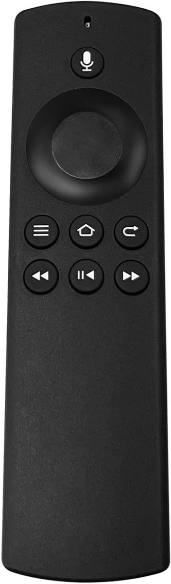 Vervangende Stemafstandsbediening Geschikt voor 1e Generatie Fire TV Stick, Eenvoudig Te Koppelen, Inclusief Batterijen, Compact Ontwerp