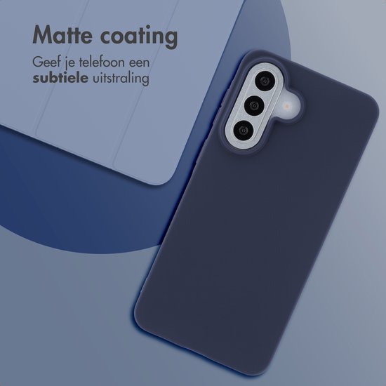 Coque imoshion - Compatible avec Samsung Galaxy A57 (5G) - Coque arrière Color - Bleu foncé