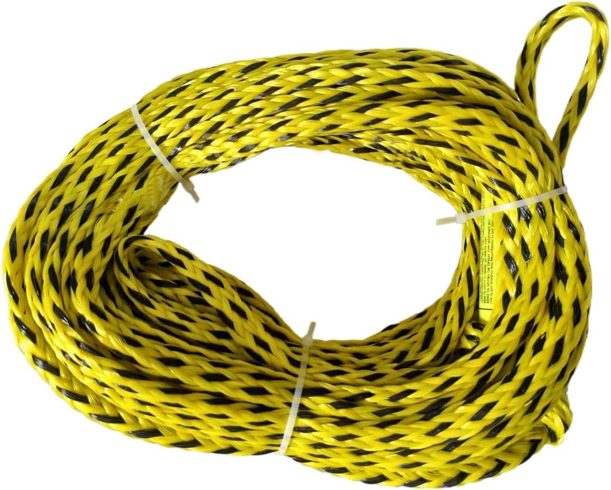 Watersport Touw - Sleeptouw Boot - Waterskiën Wakeboarden - Zoutwaterbestendig - 18 cm - Meerkleurig