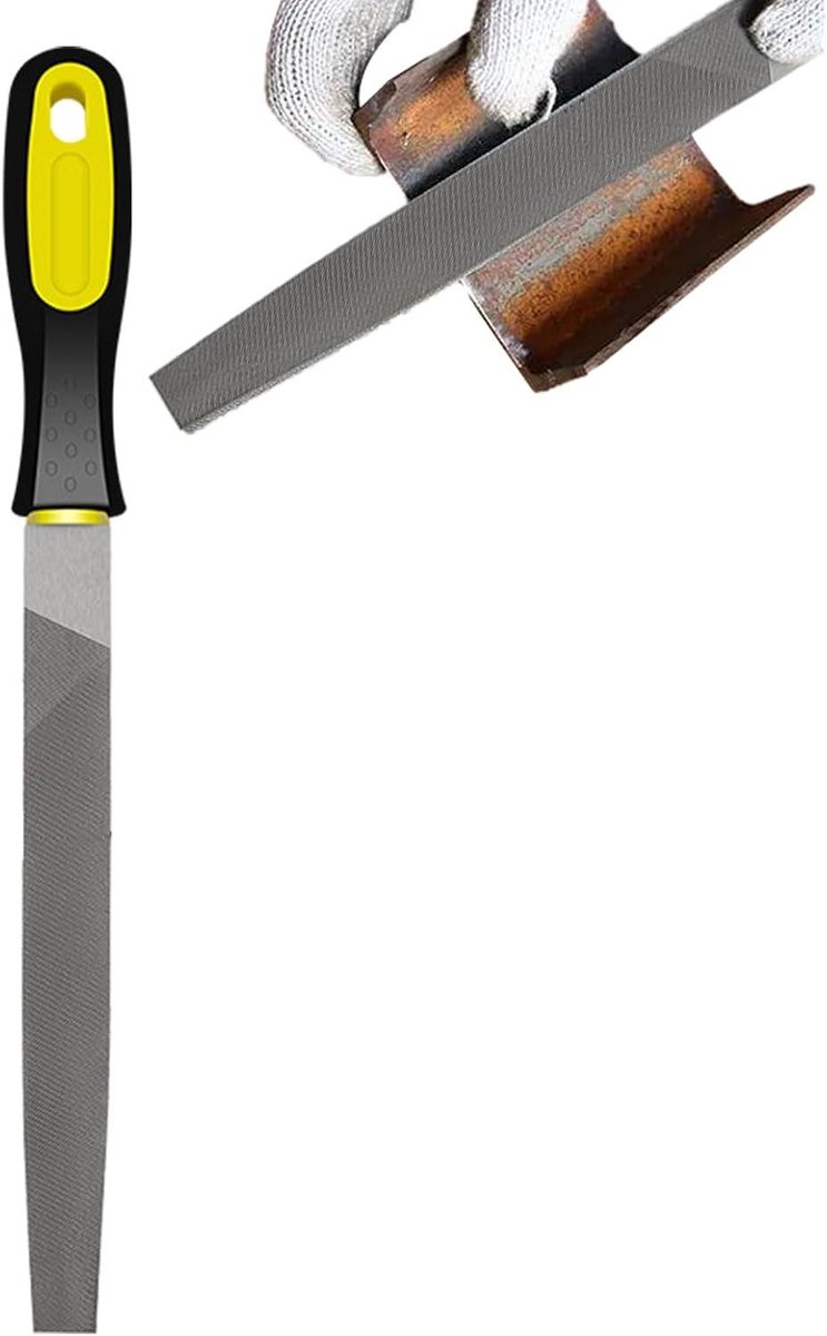 Metaalvijl Set - Precisie Vijlen - Metaal Bewerken - Ergonomisch Handvat - 6 8 10 Inch - Veelkleurig