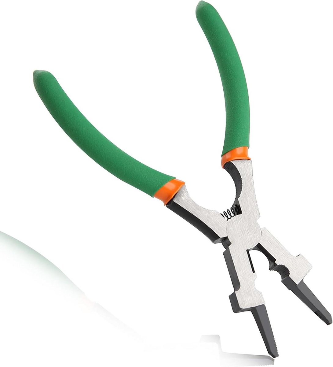 Multifunctionele Tang - Lasgereedschap - Werkplaats Klussen - Koolstofstaal Constructie - 7 Inch - Groen Oranje