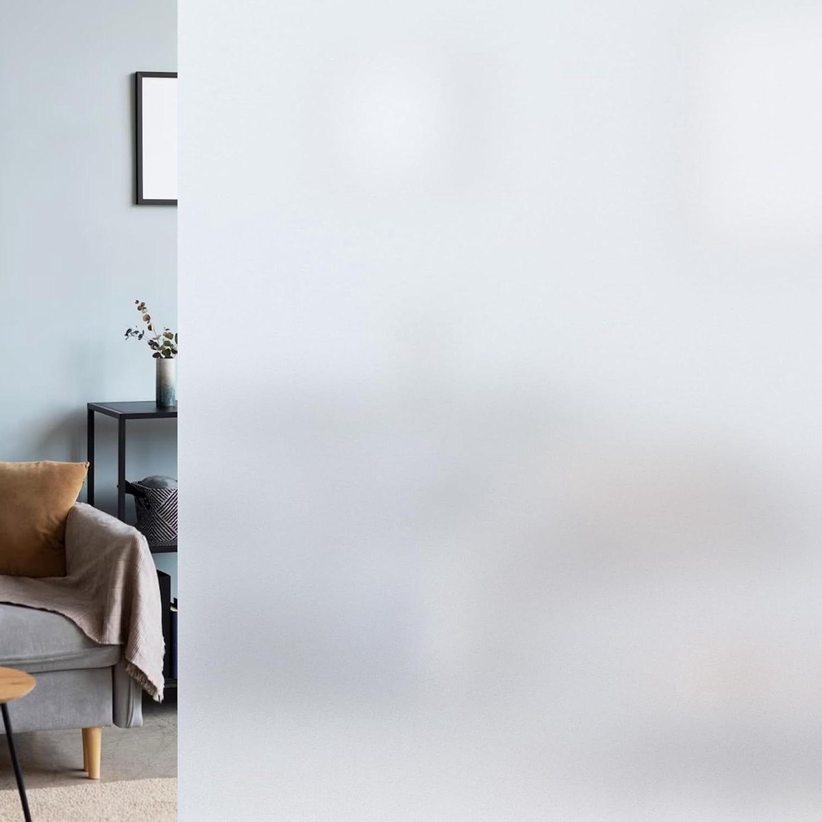 Raamfolie Mat - Glasfolie Decoratief - Privacy Creëren - Statisch Hechtend - 90x400 cm - T