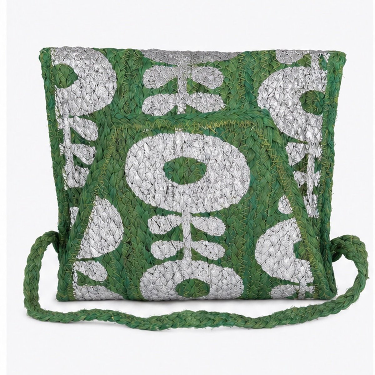 HS Crossbody Tas - Meerdere Uitvoeringen - Groen Wit Kralen