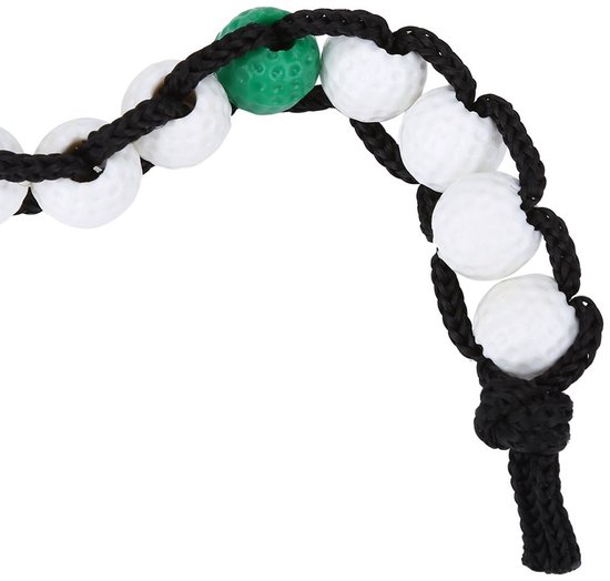 Allecto - Golf Score Counter - Golf Bead String - Handgemaakt en Duurzaam - Score Teller - Perfect voor Golf Liefhebbers - Inclusief 2 Clips van Allecto — afbeelding 4