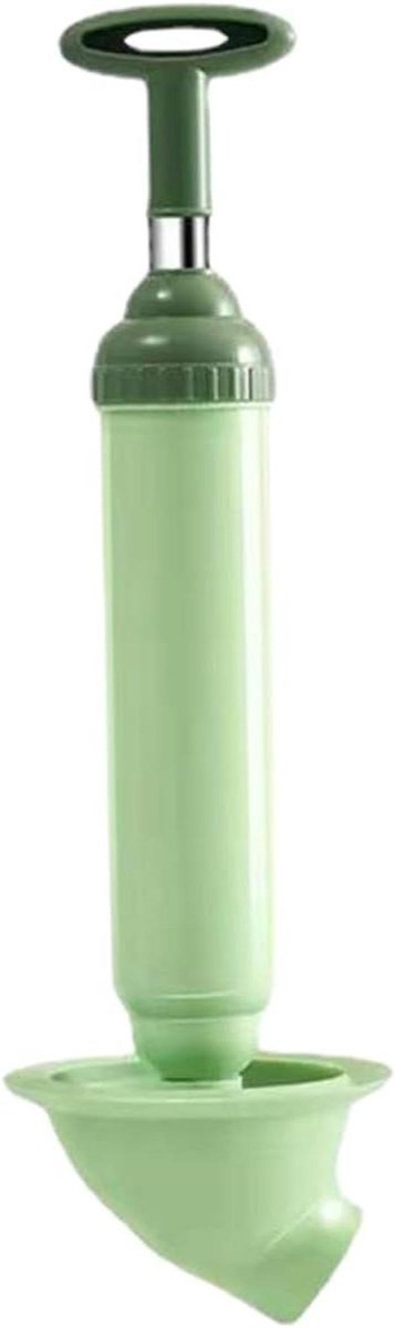 Ontstoppingsset - Gootsteen Plunjer - Afvoer Ontstoppen - Heavy Duty Ontwerp - 43 x 13.5 x 5 cm - Lichtgroen