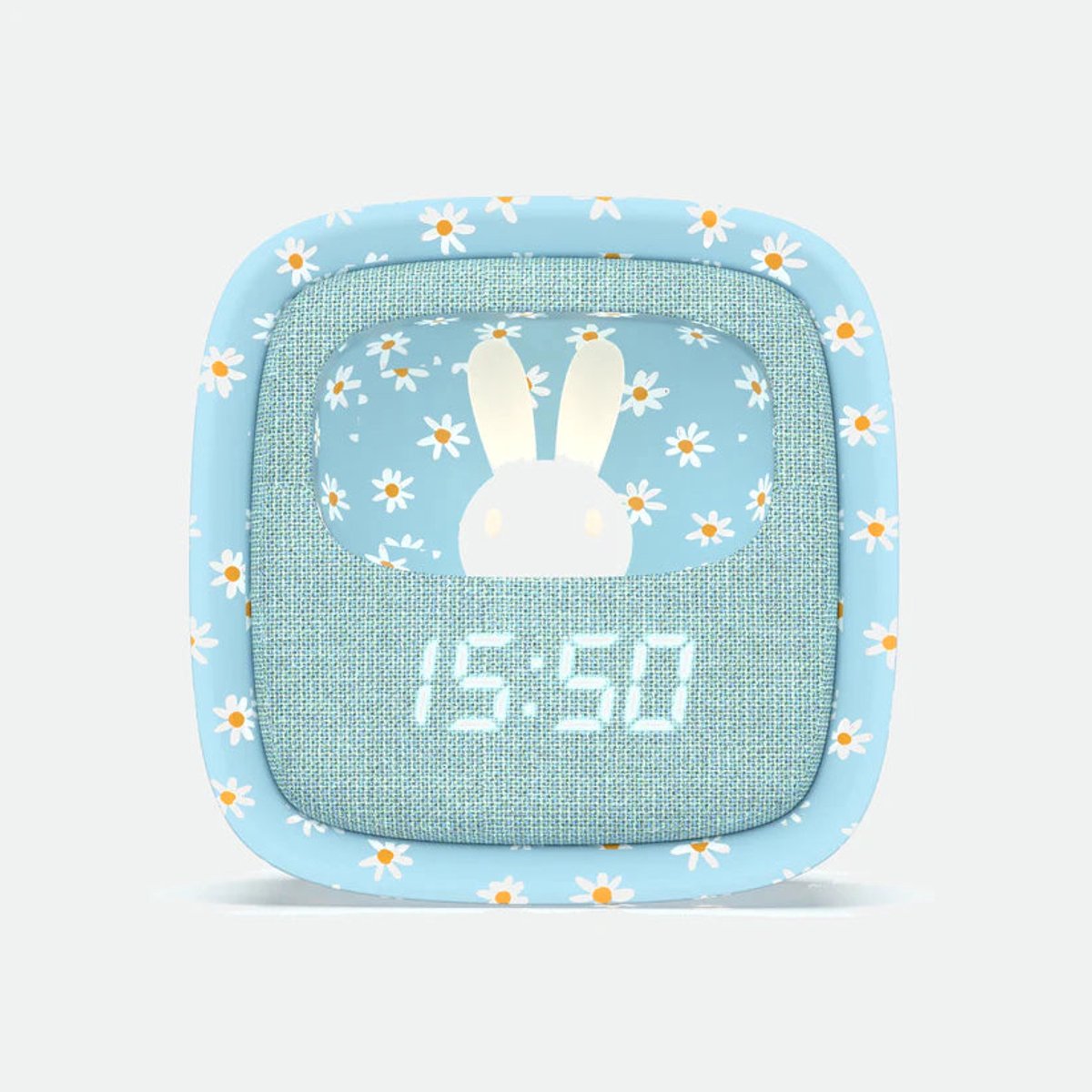 MOB Billy Clock - Konijnenklokje en wekker - Blue Flower