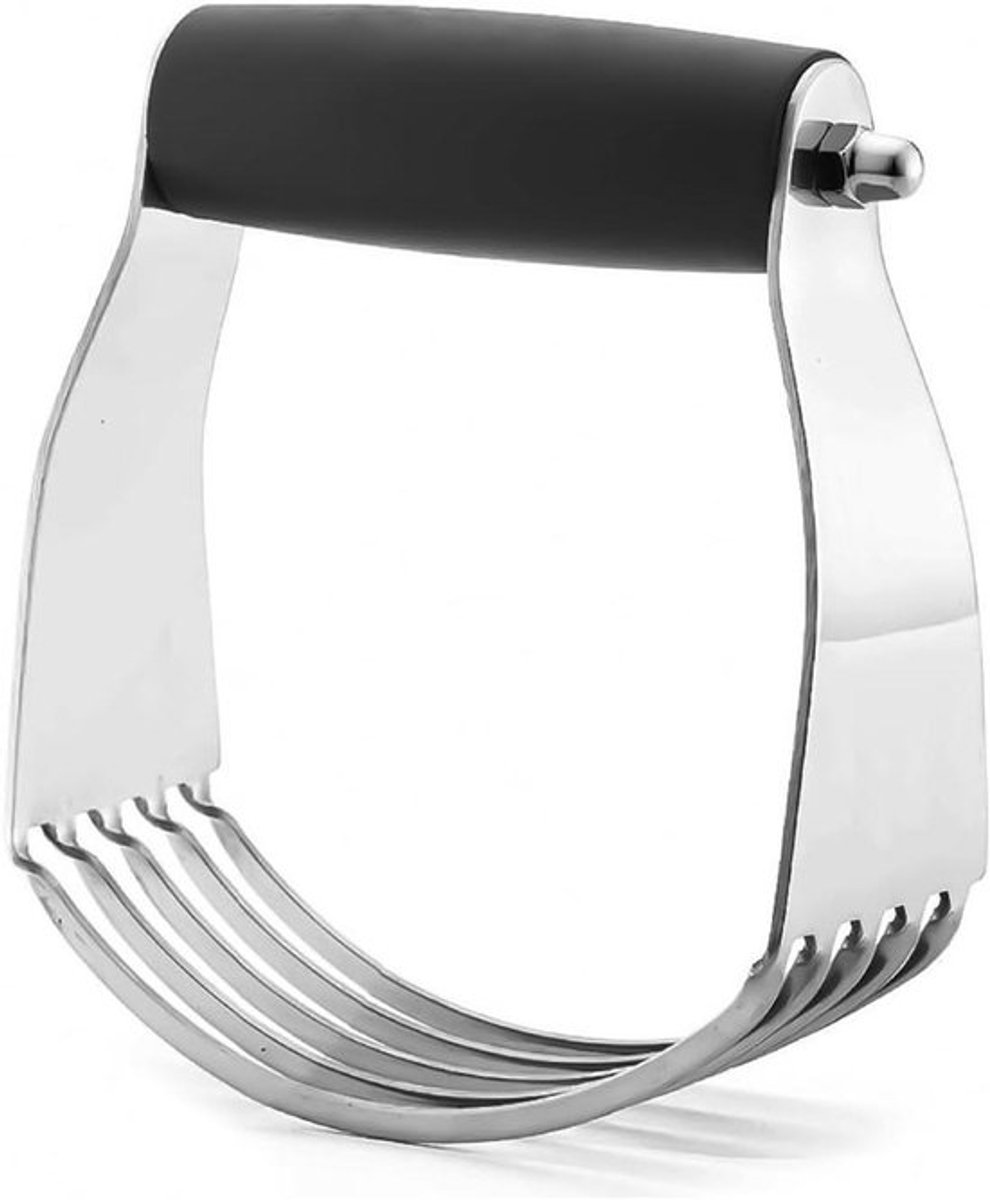 Deegblender - Roestvrij staal - Mixer - Zwaar deeg - Pasta - Taartbodem - Cake - Geschikt voor bakken - Zilveren model - RVS deegmixer voor perfect bakken van taarten, pasta en cakes.