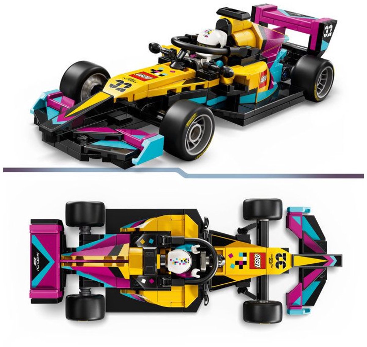 LEGO Speed Champions - F1 ACADEMY LEGO racewagen Formule 1 Auto Bouwpakket voor Kinderen - 77258 – foto 6