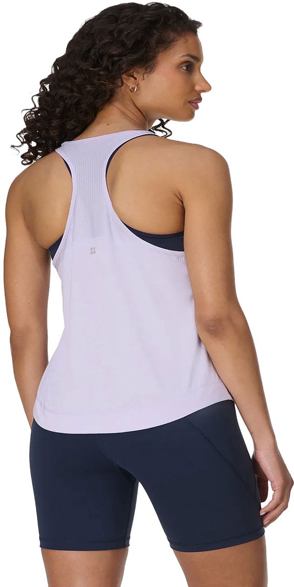 Sweaty Betty Breathe Easy Run Tank Top PAARS - Maat XS