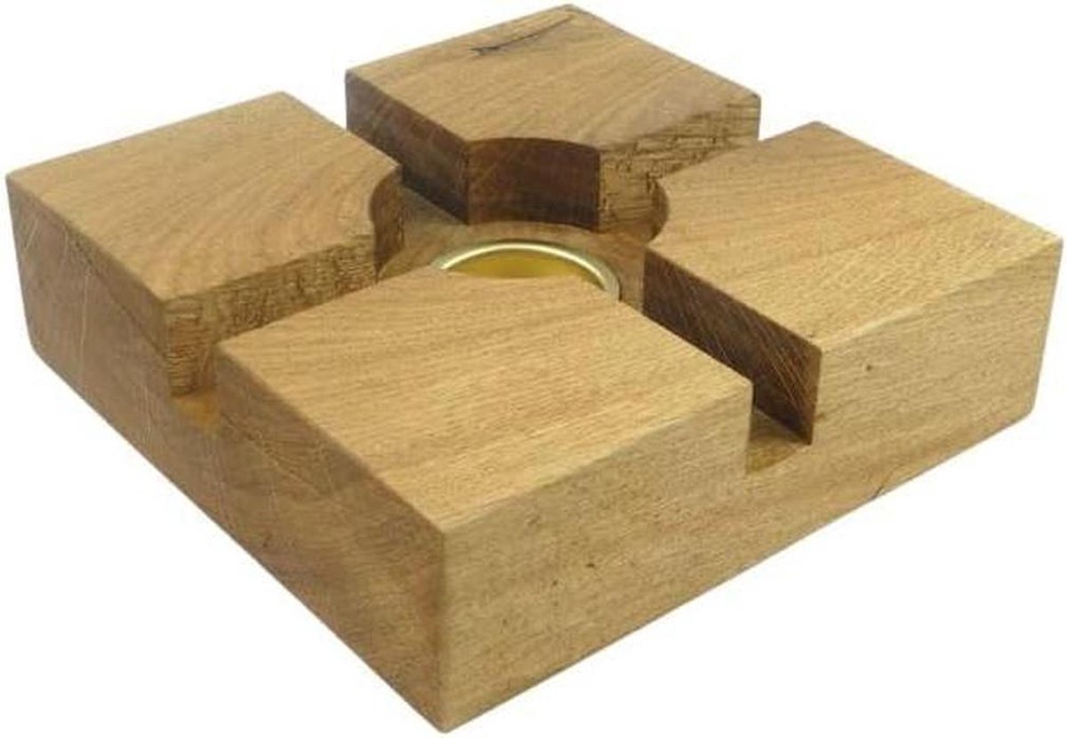 Houten Theepot - Warme Houder - Thee Genieten - Rustiek Design - 17.5 cm - Natuur