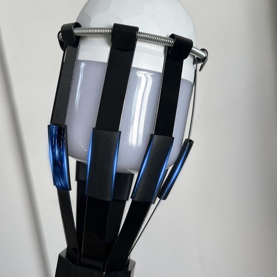 Telescopische Lichtwisselaar - Verlengstok Lamp - Lampen Vervangen - Zelfinstellende Klemming - 3698 cm - Grijs — afbeelding 3