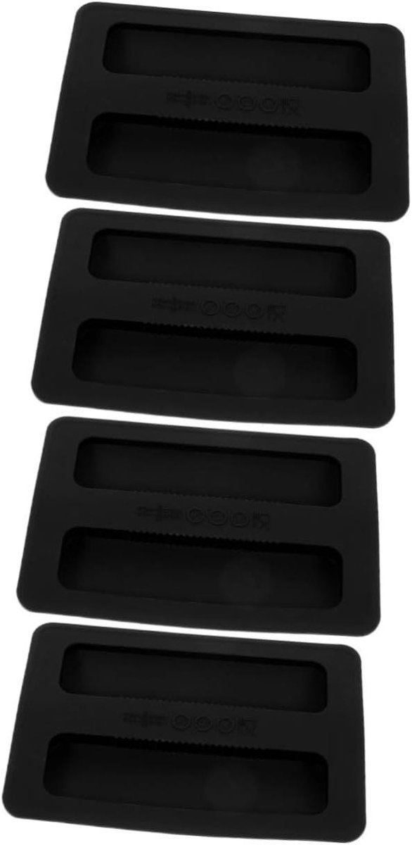 Broodroosterhoezen - Keuken Accessoires - Apparaat Beschermen - Universele Maat - 4 Stuks - Zwart