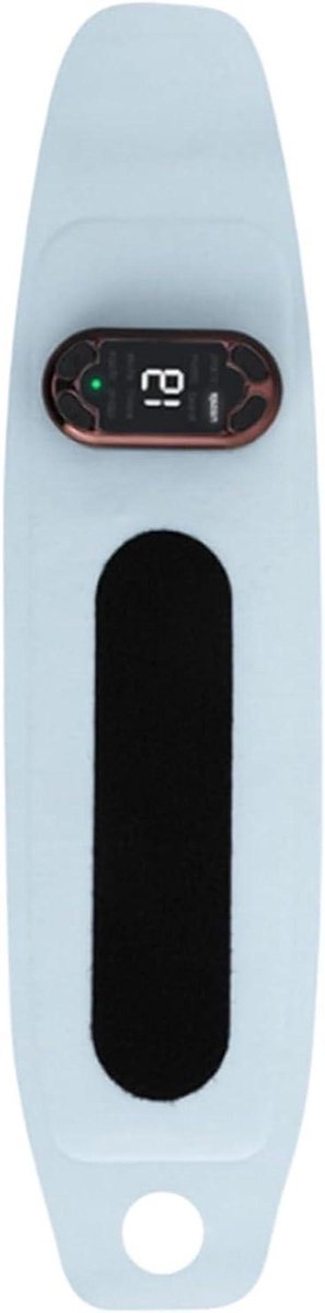 Elektrisch Massageapparaat - Verwarmende Bandage - Pols Ontspanning - 8 Massage Modi - 34 x 9 x 2 cm - Blauw