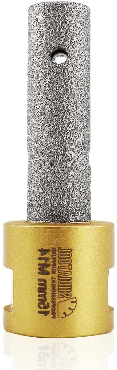 Diamant Vingerfrees - Booraccessoire - Gaten Vergroten - Vacuüm Gelast - Diameter 15mm - Zilverkleurig
