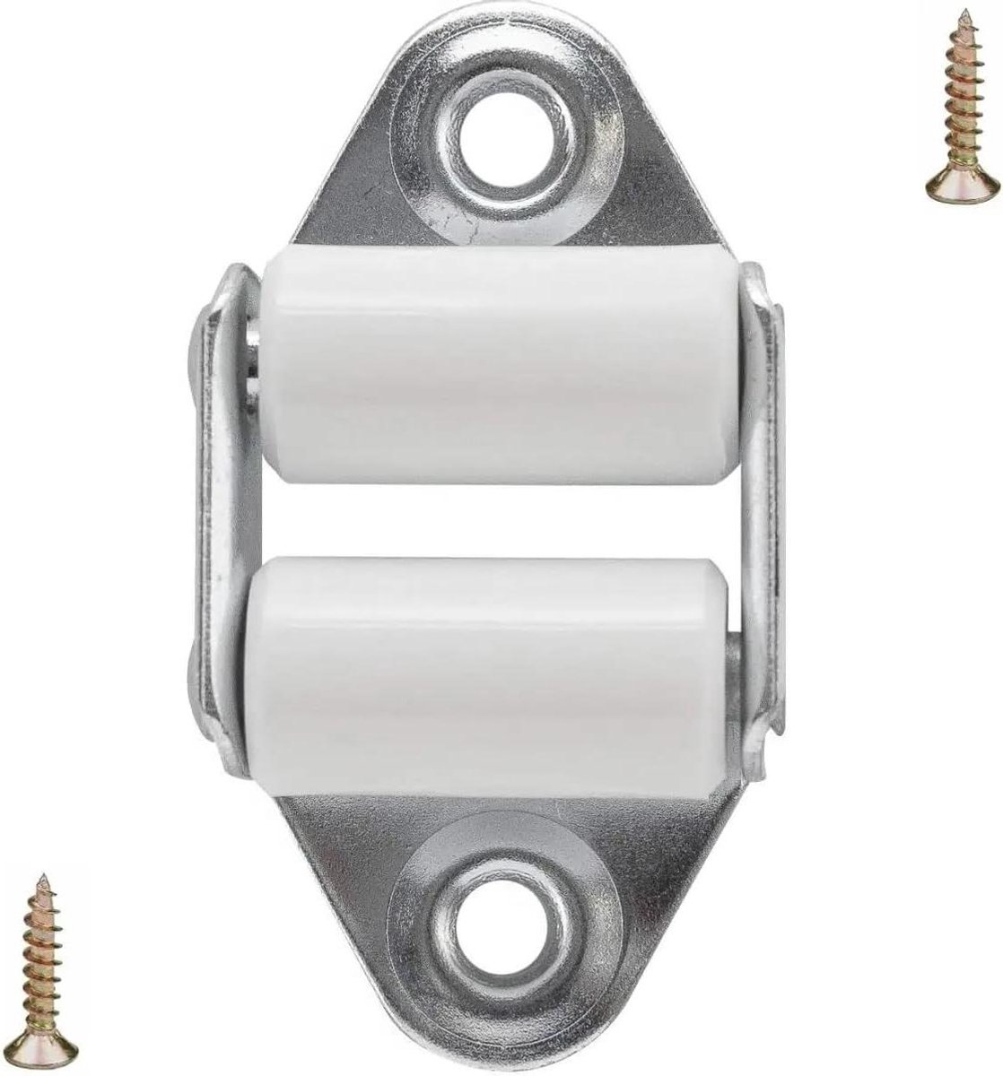 Rolluik Gordelgeleider - Riemdoorvoer Rol - Rolluiken Monteren - Inclusief Schroeven - 12-20 mm - Zilver