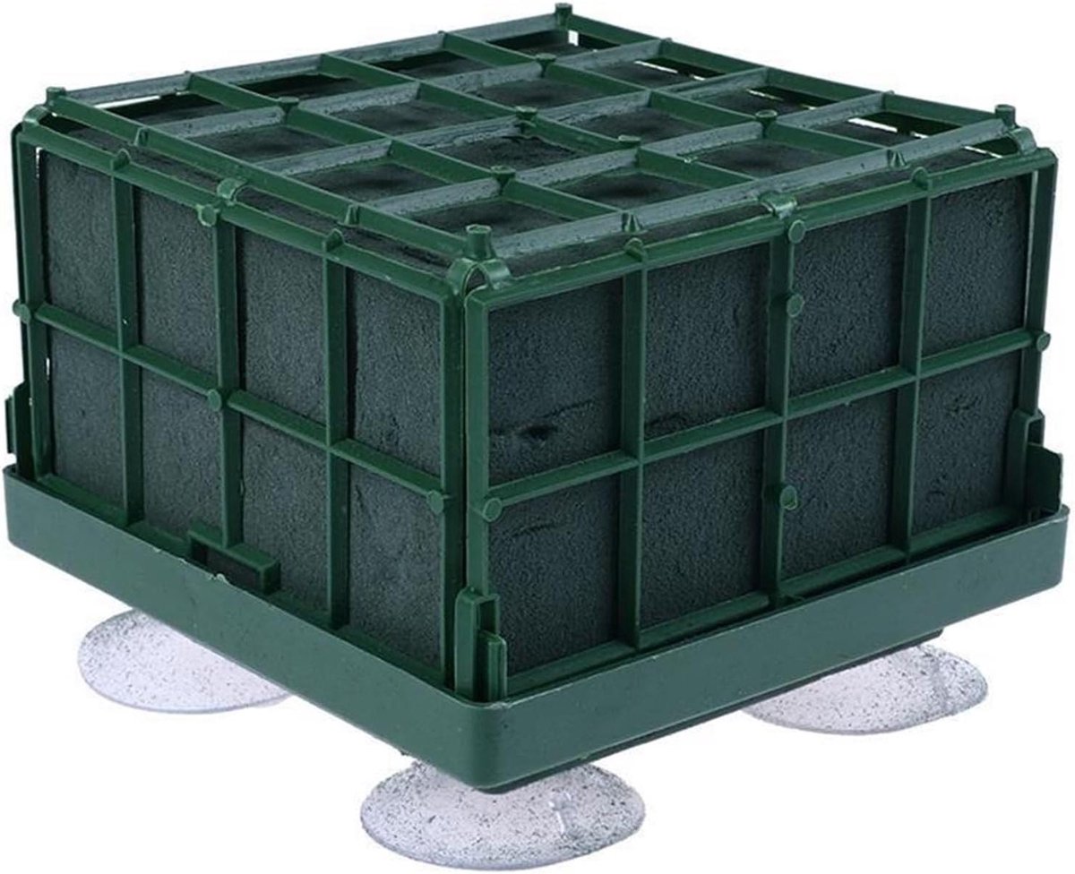 Steekschuim Basis - Bloemspons Blok - Bloemstukken Maken - Waterabsorberend - 115 x 115 x 9 cm - Groen