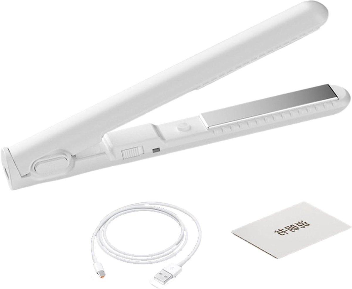 Draagbare Haarstyler - Krul- en Stijltang - Snel Kapsel - USB Oplaadbaar - 18 cm - Zwart