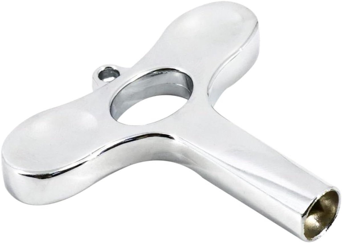 Drumsleutel Metaal - Stemtool Percussie - Drum Stemmen - Lichtgewicht Ontwerp - 5.4 cm - Zilver